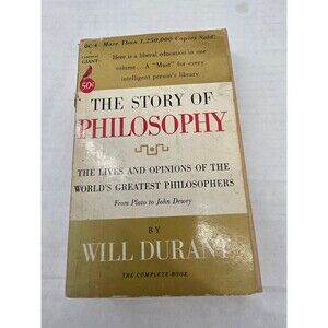 Story of Philosophy Will Durant 1953 Cardinal Giant Pocket Books Nonfiction